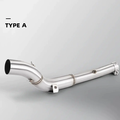Suitable for Motorcycle Drz400 Modification, Mid and Tail Section Exhaust Pipe Combination Set, 2002-2022 (Exhaust pipe) - drz-400-middle-section