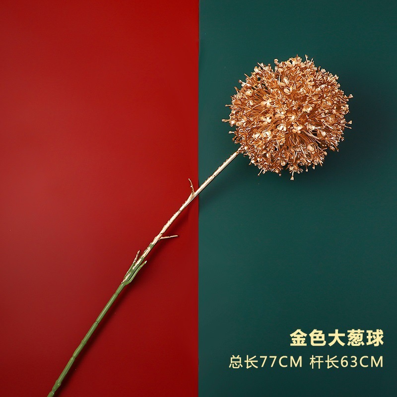 1 bola de cebolla verde dorada