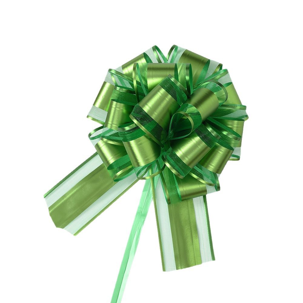 Comercio exterior transfronterizo 50 color metálico mate ajuste de nieve bola de flores regalo de Navidad embalaje de flores tiradas cinta de color