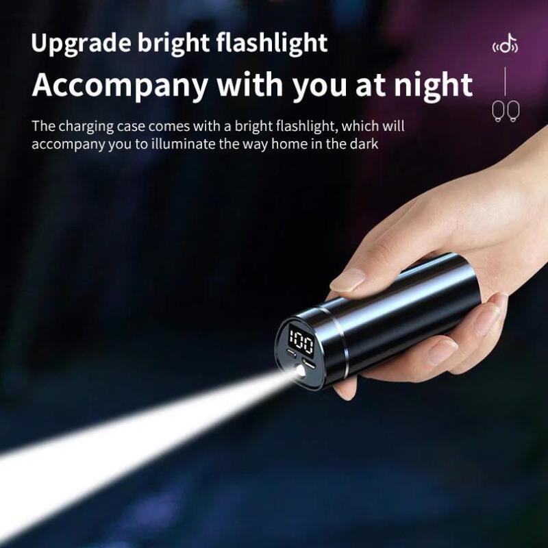 新型プライベートモデルN21ワイヤレス円筒型ミニスポーツ式入耳bluetoothイヤホンTWSクロスボーダーLED表示|undefined