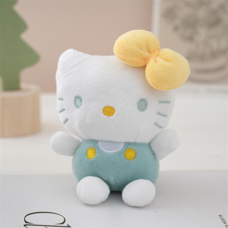 HelloKitty毛绒挂件呆萌毛绒公仔背包装饰毛绒玩具KT猫小号公仔|undefined