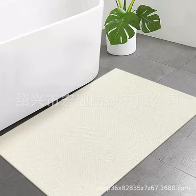 Avtomobil döşəmə paspasları — rug, bedroom bedside rug, cotton-woven - diagonal-white-trim-60x90cm