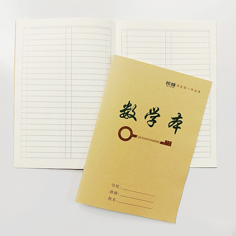 Factory Direct Sales 25K Notebooks Wholesale for Grades 1-6, Chinese Characters, Math, English, Chinese Language, Tianzi Paper, Composition, Pinyin