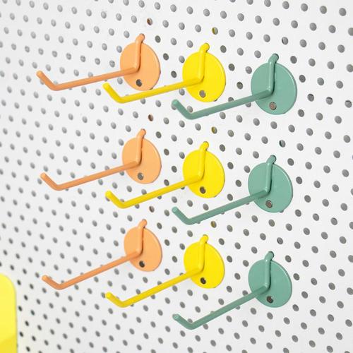 444Z wholesale hook hole board punch-free entrance hall punching stainless steel plate storage hole board accessories shelf hook