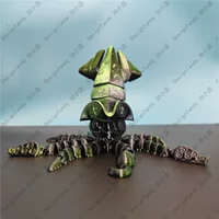 3D Print Red Pirate Circular Brother Captain True Sea Animal Children подвижные суставы игрушка модель