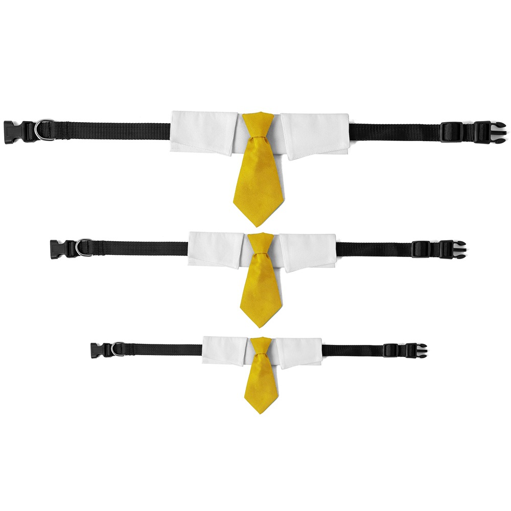 Tanpopo transfronteriza perro estilo británico guapo traje de boda perro mascota ropa corbata collar decoración al por mayor