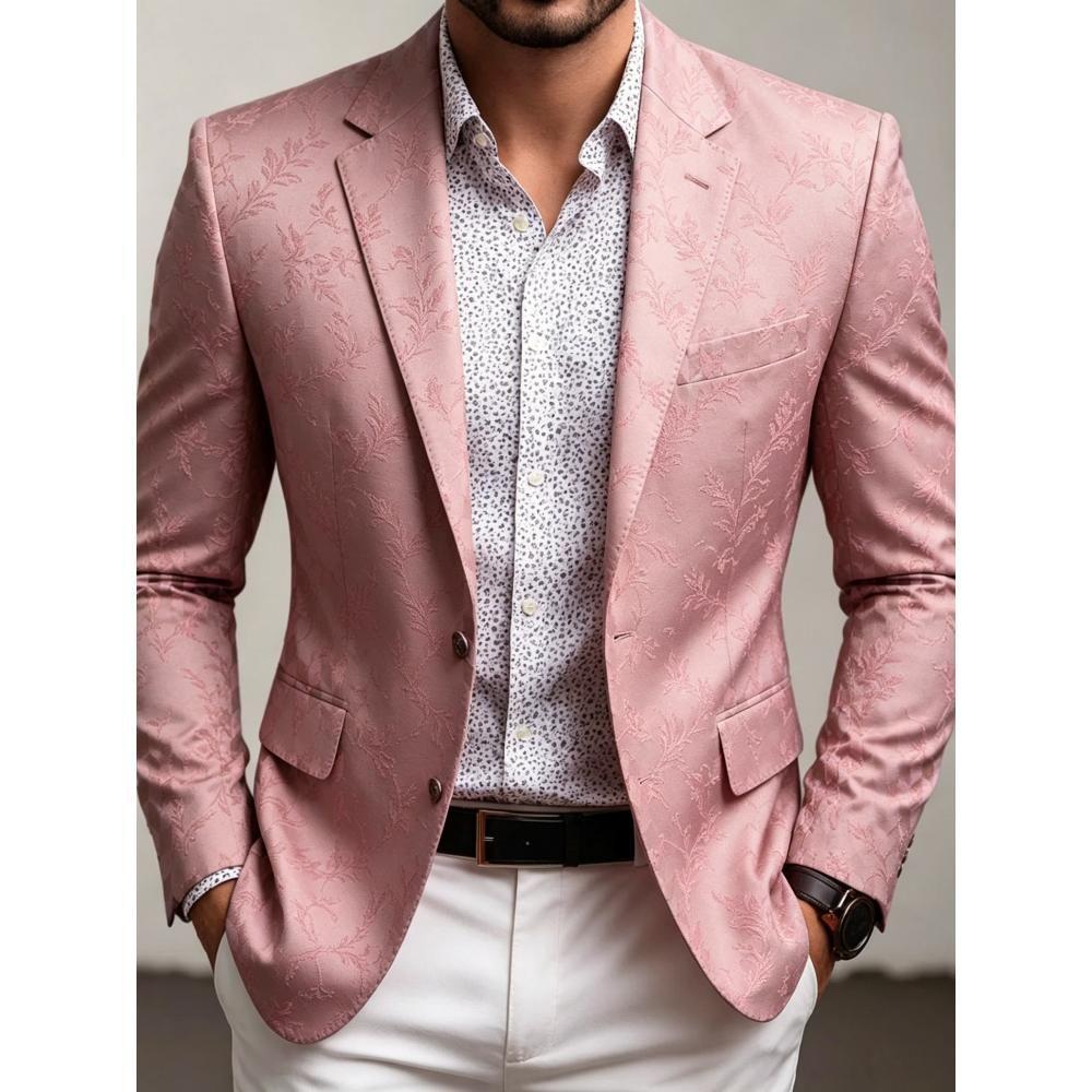 Comercio exterior transfronterizo hombre delgado moda traje casual de color sólido clásico versátil primavera y otoño delgado chaqueta de traje