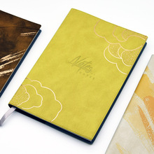 仿皮软面笔记本封面UV印刷创新办公礼品日记本商务会议记事本定制