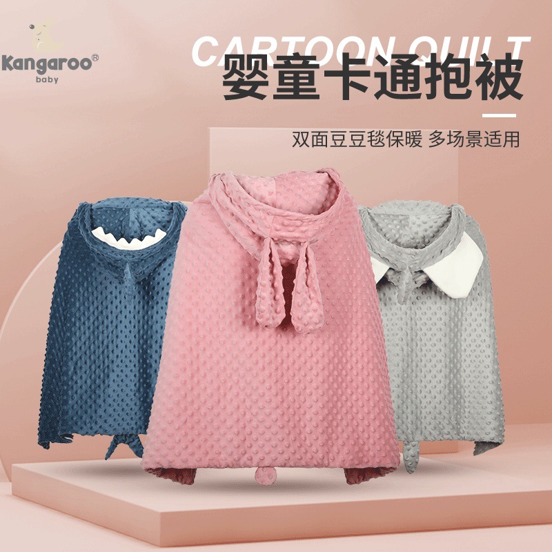 Newborn Baby Blanket, Spring & Fall Pure Cotton Winter Style, Thickeneded Newborn Blanket, Anti-Jump Sleeping Bag, Anti-Kick Blanket Swaddle