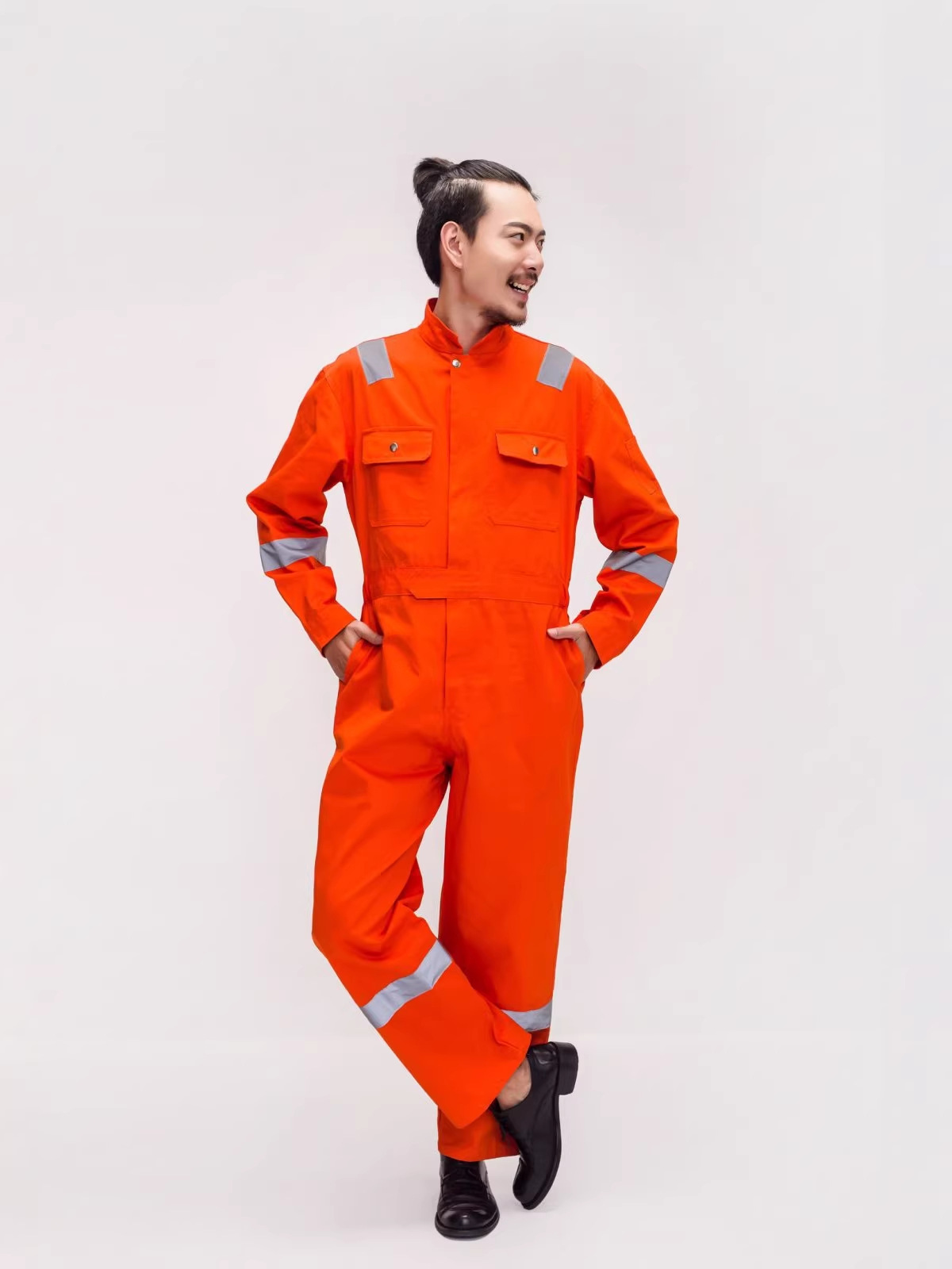 Ropa de trabajo de algodón primavera y otoño resistente al desgaste y a la suciedad, astillero, fábrica de soldadura libre de polvo y estática, ropa de seguro laboral