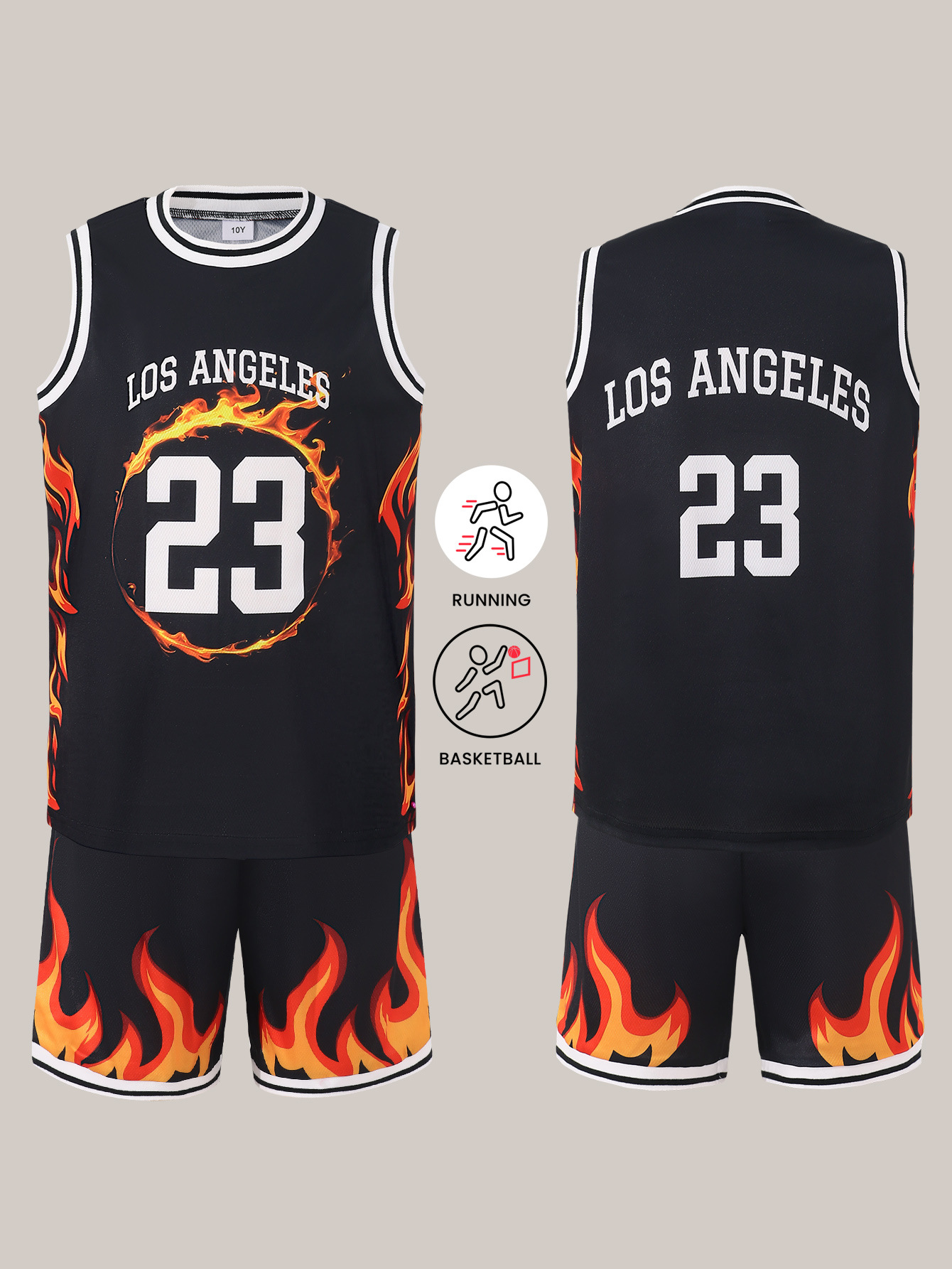 Ropa deportiva de baloncesto para niños de 8 a 12 años, transpirable y absorbente de sudor