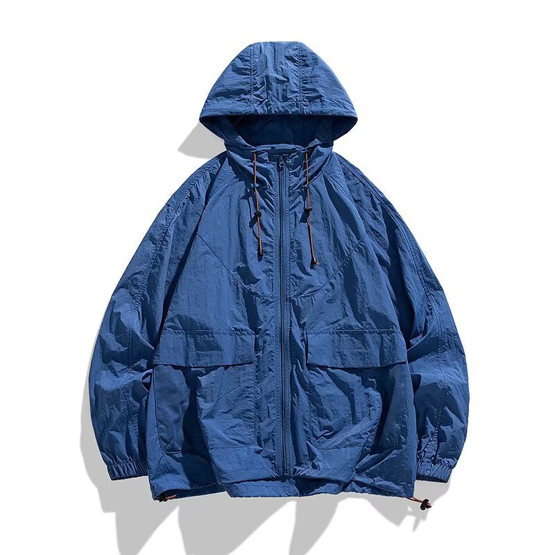 Chaqueta de asalto ligera de cáscara blanda para hombres primavera y otoño estilo americano chaqueta de exportación de comercio exterior chaqueta al aire libre image 7