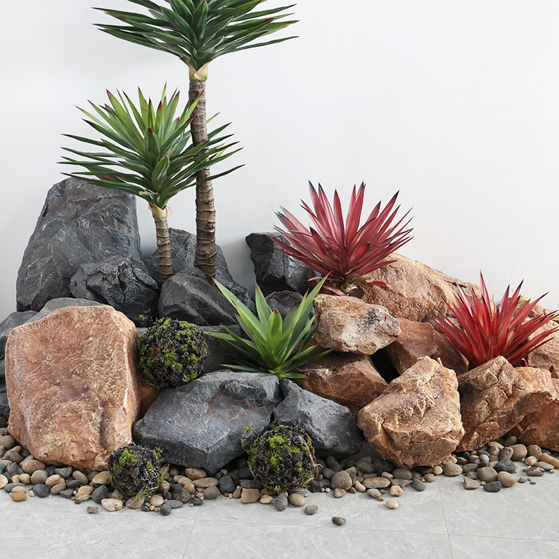 Simulation Stone suspension foam stone hanging fake stone props PU material indoor landscaping creative decorative ornaments