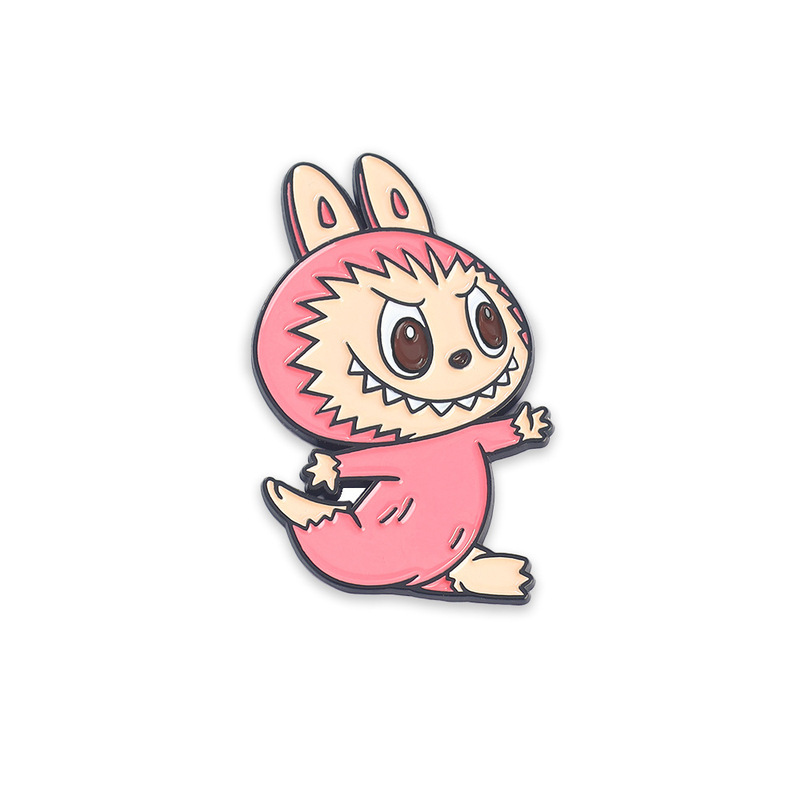 国境を越えた貿易アクセサリー Labubu ラブブシリーズ アニメーション アニメーション ブローチ バッジ 衣類 バックパック 装飾|undefined