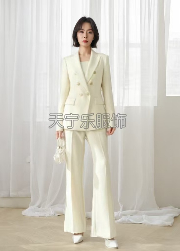 职业装西装外套秋冬女士职业西服套装通勤教资公务员面试穿搭正装|undefined