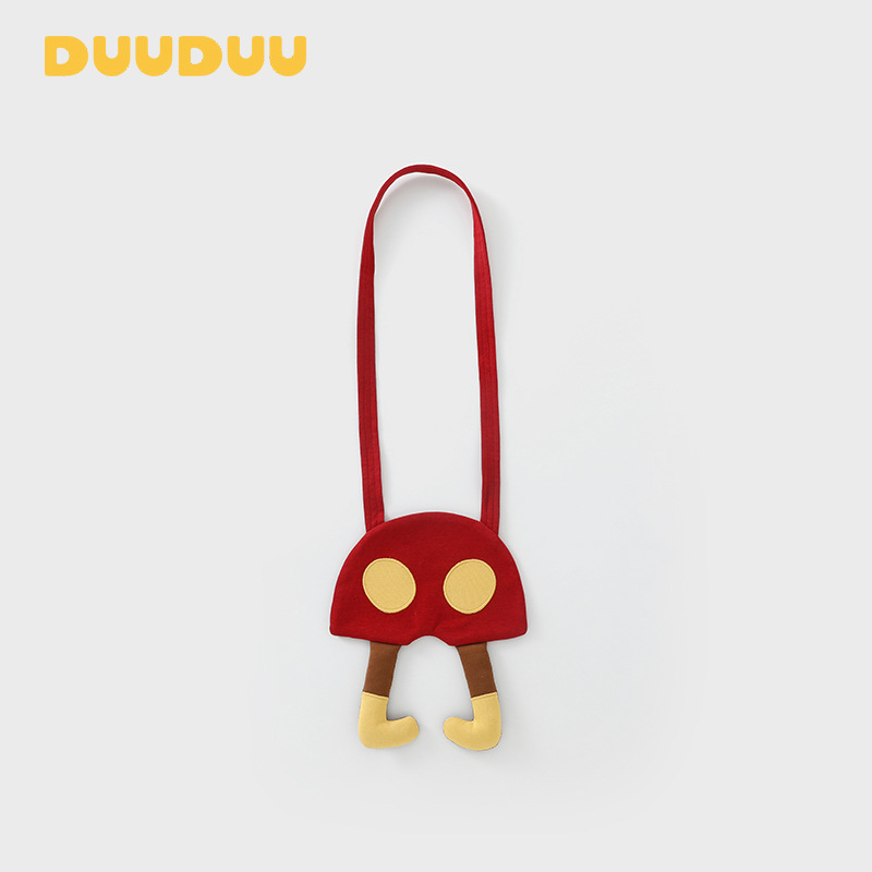 DUUDUU Red Chic Baby Crossbody Bag 2026 New Style Children's Accessories Kindergarten Coin Purse Kids Bag