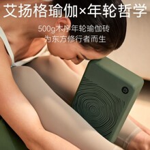 哈他500g木序年轮瑜伽砖艾扬格瑜伽辅助砖高密度舞蹈砖2026年新款