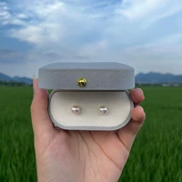 Натуральные пресноводные женские AKOYA жемчужные серьги 18K золото Эдисон серьги из стерлингового серебра