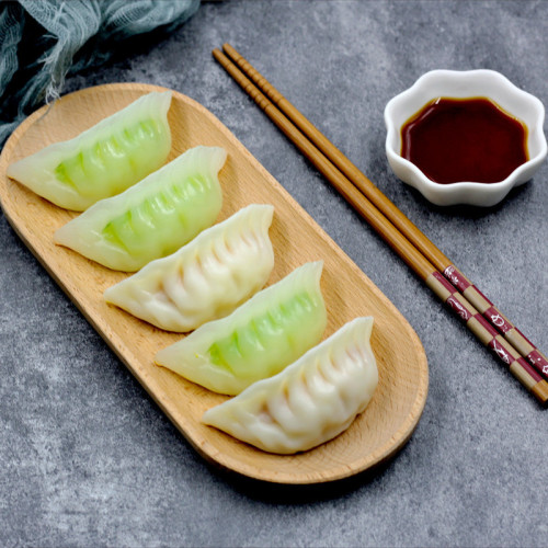 Simulated food model, large dumplings, fried dumplings, dumpling shooting decorations, teaching materials, props, play house food toys