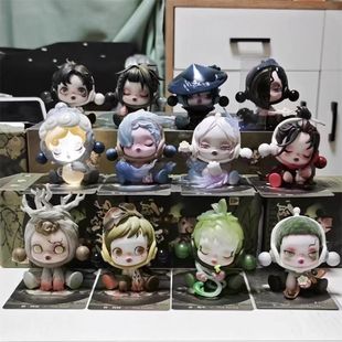 POPMART Bubble Mart SKULLPANDA Momei Series Blind Box sp11 Generation Antique Hand-made Gift
