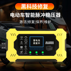 電気自動車知能パルス修復充電器安定化修復活性化損失バッテリ自動停電音声アナウンス器