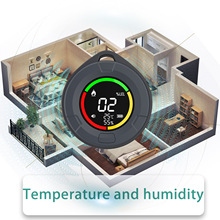 新品可燃氣報警器溫濕度監測便攜式多功能環境四合一檢測儀現貨