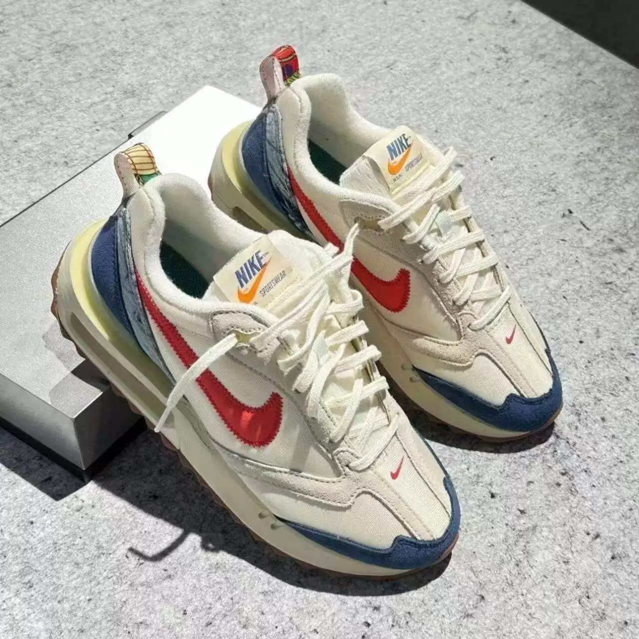 Autumn and Winter Pure Original Airmaxdawn Heightening Air Cushion Couple Versatile Retro Waffle Men's and Women's Running Sports Shoelaces