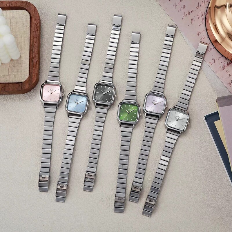 Cross-Border Women's Watch, Light Luxury Niche Women's Watch, Simple and Trendy Square Dial, Versatile Business Women's Quartz Watch Cross-Border Women's Watch, Light Luxury Niche Women's Watch, Simple and Trendy Square Dial, Versatile Business Women's Quartz Watch