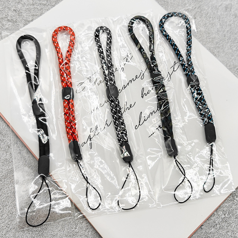 Adjustable Mobile Phone Case Rope with Packaging Short Round Wrist Rope Walkie-Talkie U Disk Bluetooth Anti-Lost Camera Access Card Adjustable Mobile Phone Case Rope with Packaging Short Round Wrist Rope Walkie-Talkie U Disk Bluetooth Anti-Lost Camera Access Card