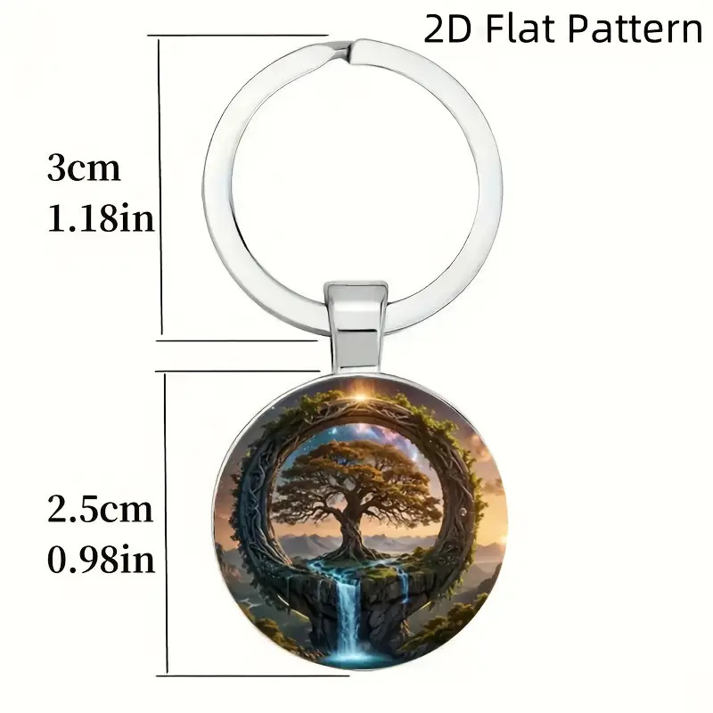 Tree of Life Keychain - Stylish Zinc Alloy for Bags and Car Decoration |   Perfect Gratitude