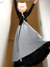 蓝色吊带连衣裙子女早秋季2025新款小个子氛围感穿搭一整套装长裙