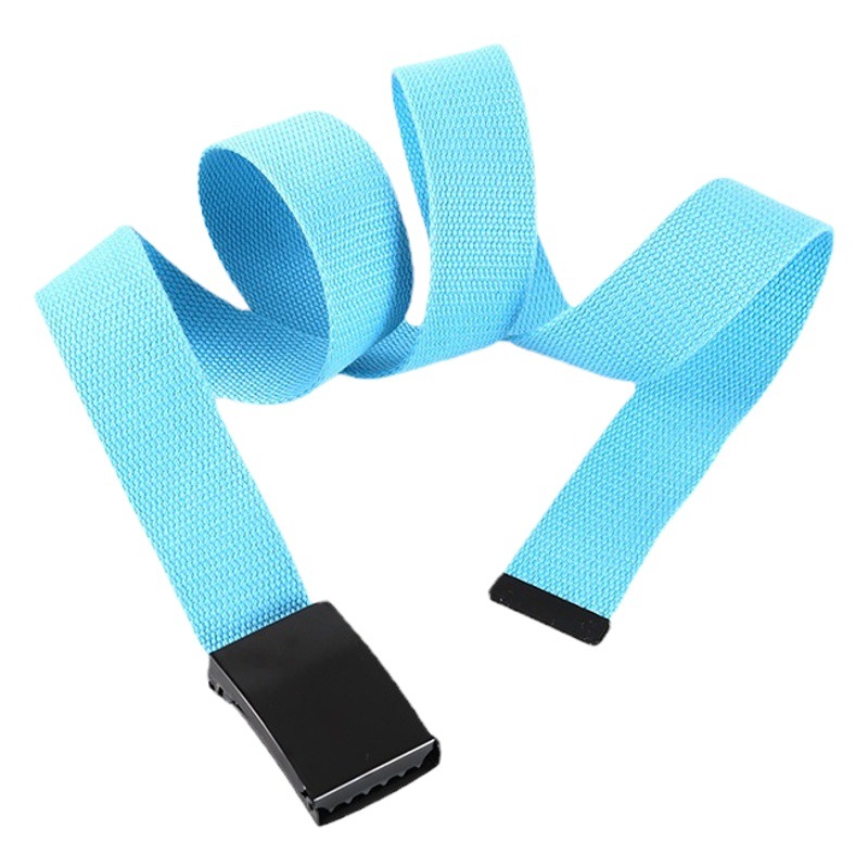 Cinturón unisex de lona y algodón con logo personalizado, estilo casual para estudiantes y negocios