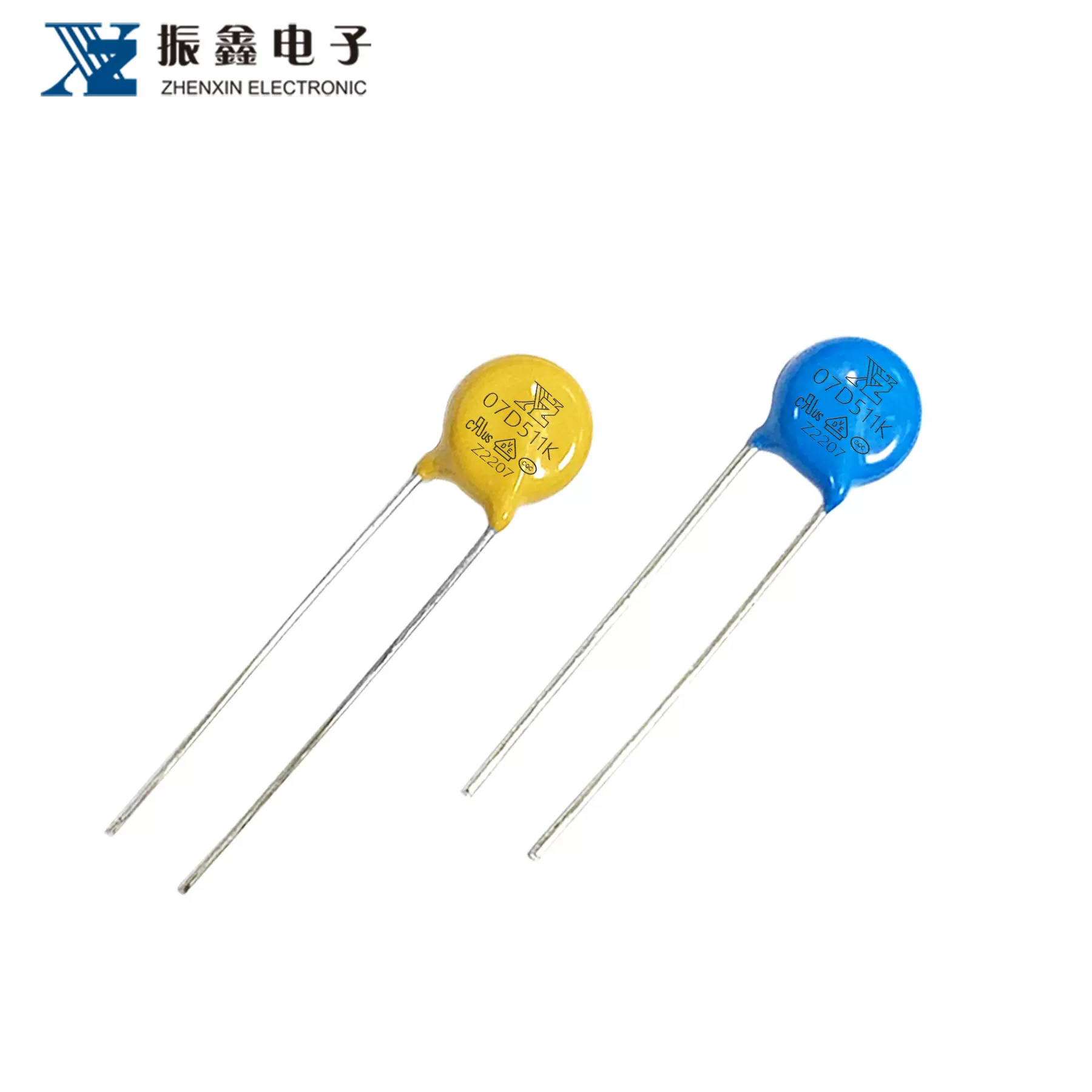 振鑫 压敏电阻 7D511K 防雷击过压保护 认证齐全的直插式压敏电阻