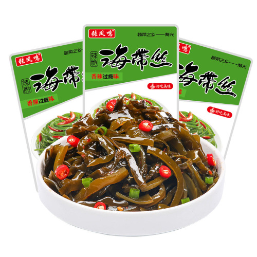 Spicy Dried Kelp Strips 30g*30 Bags Snack Appetizer Side Dish Small Packaging Salted Vegetable Spicy Pickled Vegetable Shandong