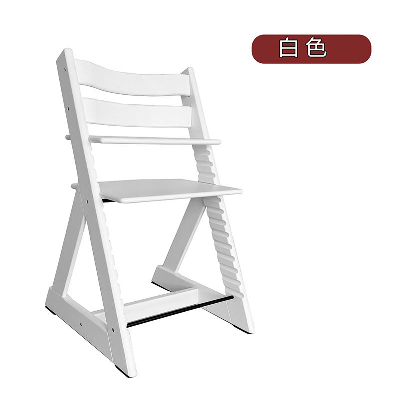 子供用成長椅子、ブナ材ベビーチェア、無垢材多機能調節可能な食事椅子セット、ベビーダイニングチェア、学習椅子