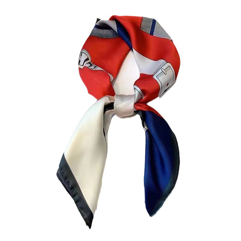 Verano nuevos productos de moda versátil delgado regalo bufandas de seda 70 bufandas cuadradas bufandas de seda bufandas decorativas bufandas bufandas para la madre al por mayor