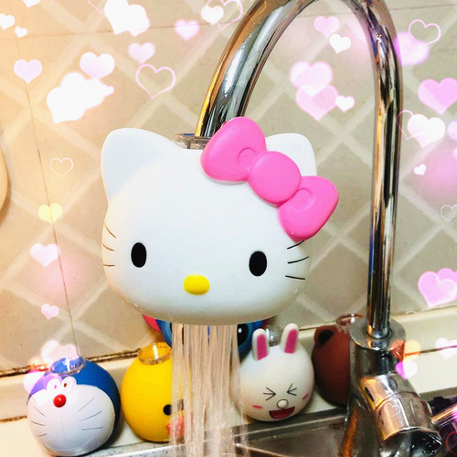 Cartoon kitchen faucet filter mouth tap water purifier children's household faucet extender