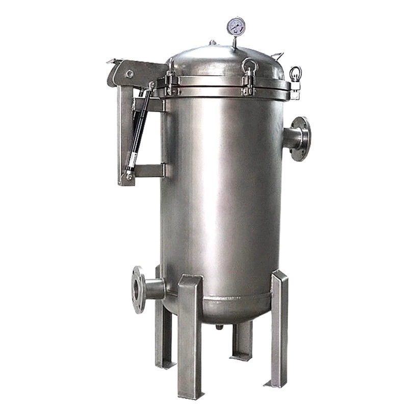 304 фильтр-мешок из нержавеющей стали хорошо вода река осадка передний прецизионный фильтр большой поток Промышленное использование