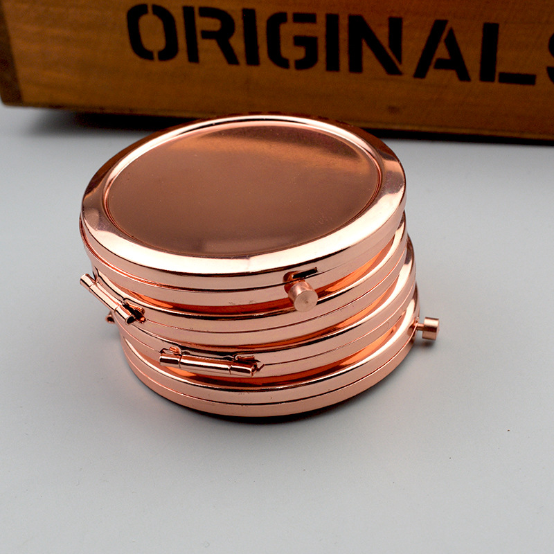 70g Weight Mirror Makeup Tools Types 1 Piece Quantity Metal Material Solid Color Pattern Casual, Elegant, Lady Style Casual Elegant Lady Solid Color Metal Mirror 1 Piece 3