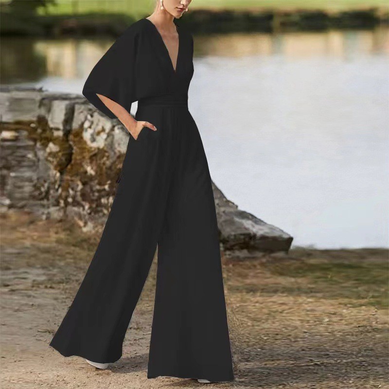 Mono de estilo chino moderno para primavera y verano 2025, de color sólido, con placket diagonal, cintura media, elegante para ir al trabajo. image 11