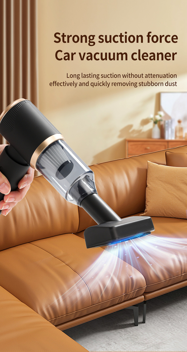 Cross-Border Vacuum Cleaner for Cars, Dual-Purpose Suction and Blowing, Small Mini Handheld Car Vacuum with Strong Suction Power