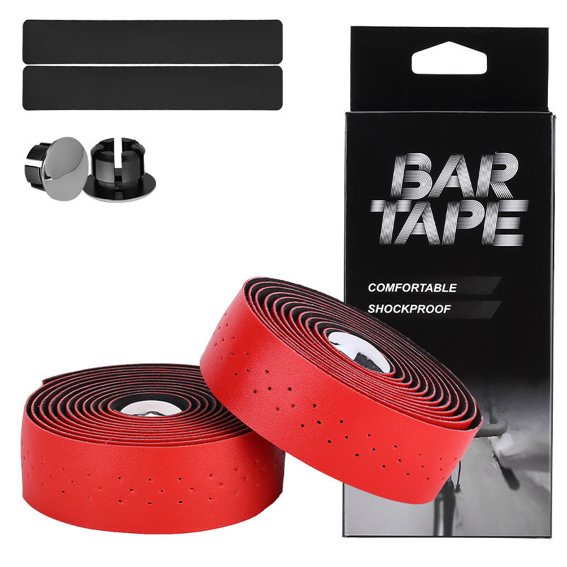 Suministro de los fabricantes perforada PU manejar cinturón de carretera bicicleta mango cinturón multi-color opcional scooter Correa