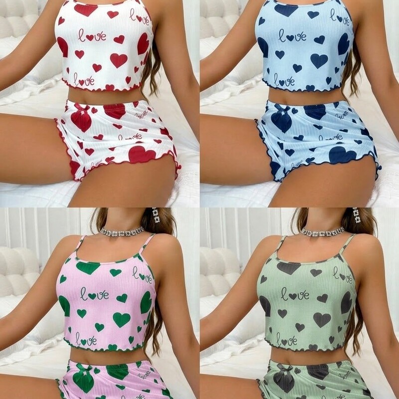 New Cross-Border Foreign Trade Hot-Selling Shein Women's Pajamas Women Pajama Source Factory Wholesale