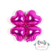 Heart -shaped four -leaf grass four -wheel ball arched balloon conjoined air balloon wedding decoration