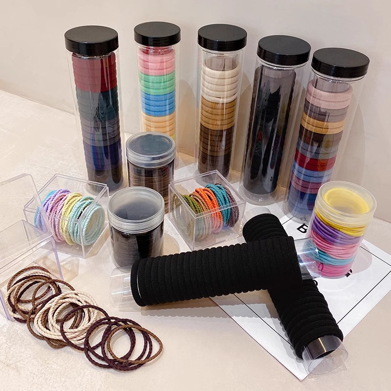 2025 nuevo estilo simple y versátil banda para el cabello sin costuras diadema duradera y de alta elasticidad que no daña el cabello coleta gruesa cuerda para el cabello sombreros