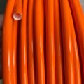 新能源汽车内部线束橙色硅胶玻纤套管电机导出引线阻燃耐高温套管