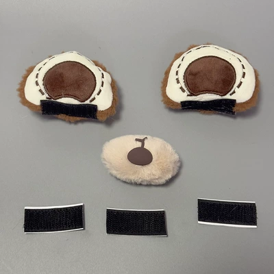 Motosiklet dəbilqələri Quick Release Bear Ear Cat - puppy-ears-no-1-with-nose