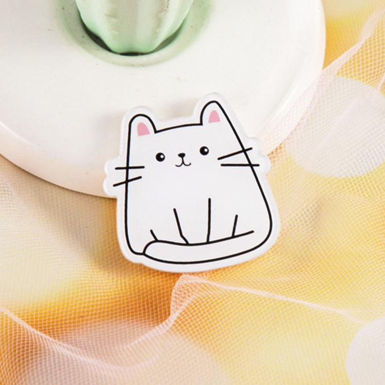 日韓ins風子猫かわいいアニメブローチ筆袋バッグストラップ創意アクリルバッジアクセサリー女|undefined