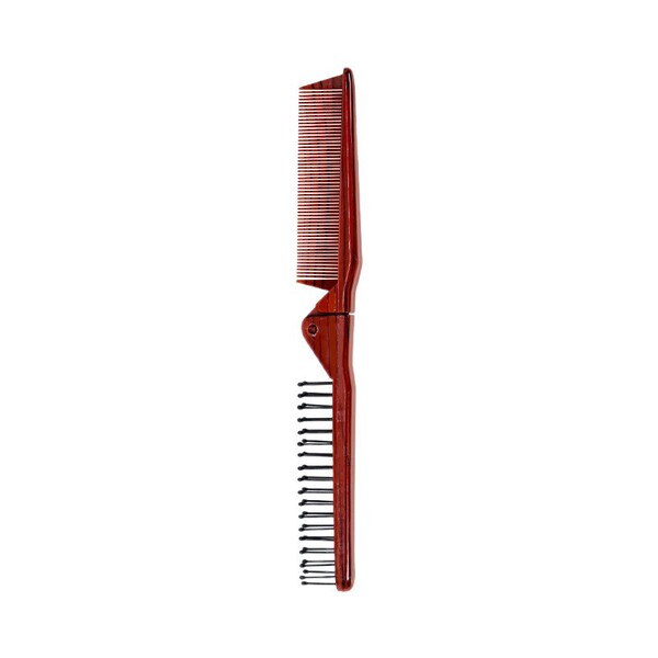 Mastri folding comb portable dual-purpose cute plastic comb…