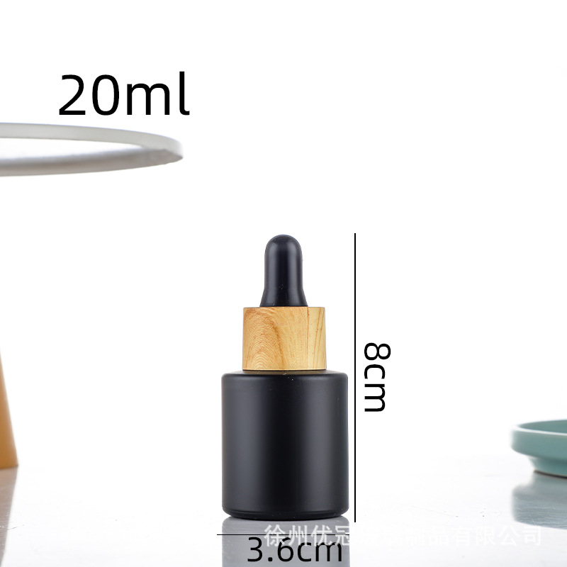 Frasco Pulverizador de Vidrio con Tapa Grano de Madera Reutilizable, Portátil para Cosméticos image 25